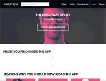 Tablet Screenshot of pocketbeat.com